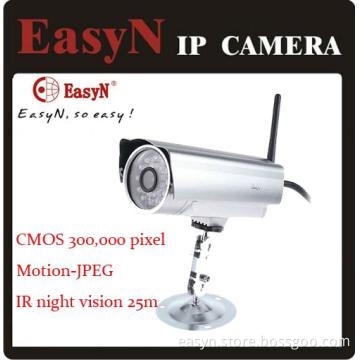 M-JPEG CMOS 0.3 megapixel outdoor wireless ip cctv camerai